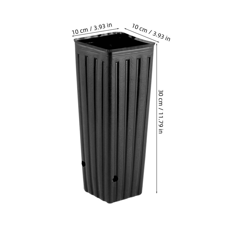 HANABASS 50Pcs 12 Inch Deep Tree Pots Flower Seedling Tall