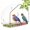 Clear Window Bird Feeder,Sturdy and Durable Bird House,Window Bird Feeder