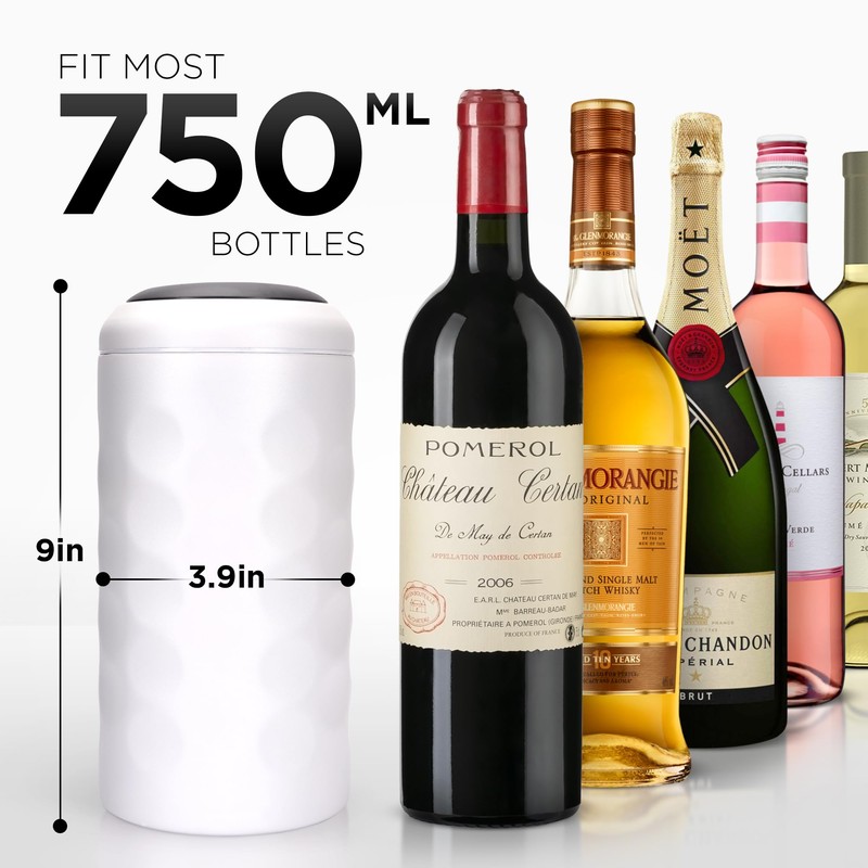 Premium Wine Chiller - Wine Bottle Chiller Double Walled, Vacuum