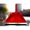 MAAJ Dustpan / Sweeper Shovel Red Metal with Rubber Lip