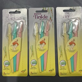 Blade 3-Pack  EYEBROW RAZOR Face Eye Brow Hair Removal Trimmer Blade Shaver Total 9