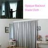 Blackout Drapery Shade Fabric Black and Silver 100 Percent Shading