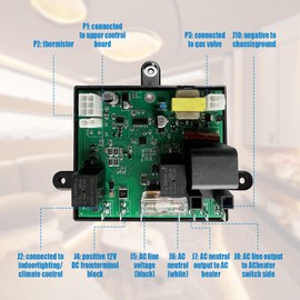 2024 Upgraded 3316348.900 RV Fridge Circuit Board, Rv Refrigerator Power Module Board Replace Number D-ometic DM2652; DM2662; DM2663; DM2852; DM2862; RM2451; RM2454; RM2852; RM2862