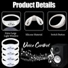 Dhseinat 24 Pcs Wedding Sound Activated LED Glow Bracelets Light
