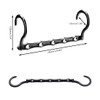 Ncheli Pack of 4 5-in-1 Clothes Hangers, Space-Saving, Rotating Magic