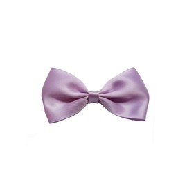 Kids Boys Pre-Tied Satin Bow Tie Plain Adjustable Classic Baby Toddler Birthday Photo Bow Tie For Wedding Party Adjustable Formal Bow Tie Elastic Band Tie (Lilac)