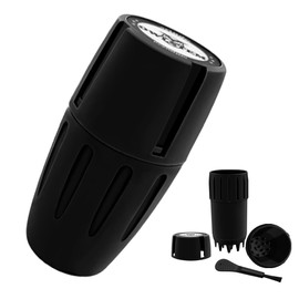 OWLSTEM Grinder, 2-in-1 Grinding & Storage Design-Suitable for Home, Outdoor & Kitchen Use (Black)