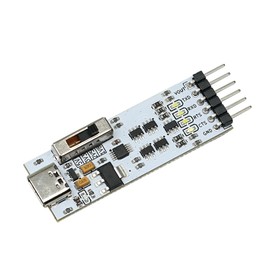 diustou USB to TTL Serial Module, Multi-Level Version, Support 5V/3.3V/2.5V/1.8V Four Level Switching, Serial Master chip can be Selected(TC,CH340)