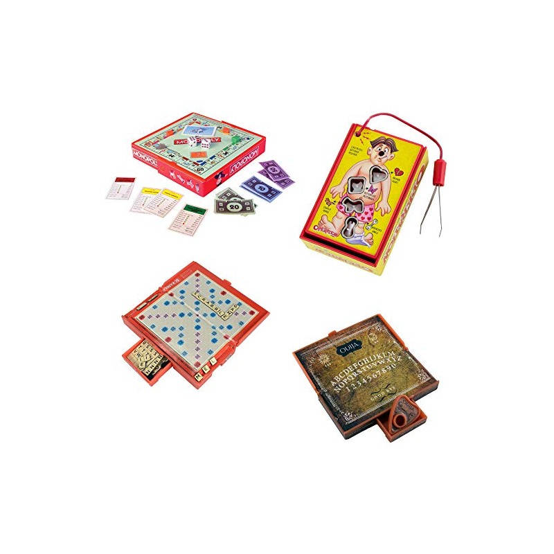 World's Smallest Mini Board Games Bundle Set of 4 -