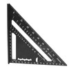 Triangle Ruler 7in Carpenter Square Aluminum 90 Degrees 45 Degrees