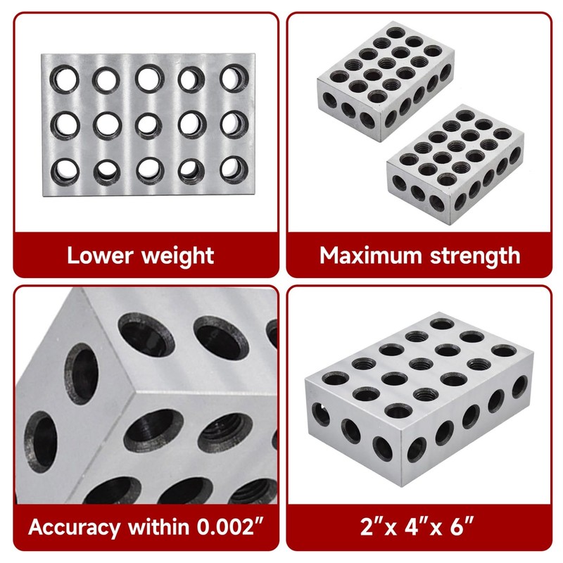 findmall 1 Pair Accuracy 2-4-6 Blocks 23 Holes Matched .0002"