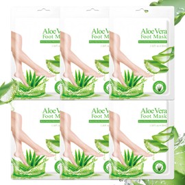 Virellay Foot Mask Very Dry Feet – Foot Mask Socks (Aloe, 6 Pieces)