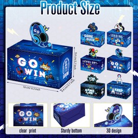 Seajan 36 Pieces Video Game Party Boxes Game Party Goodie Gift Boxes Game Theme Candy Treat Boxes Video Game Party Favor Boxes for Kids Boys Video Game Gaming Theme Birthday Party Decorations Supplies