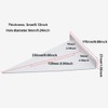 2Pcs Triangle Shelf Brackets, Iron Heavy Duty Wall Mounted Hidden