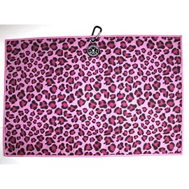 Mulligan Panther Magnetic Golf Towel | Microfiber Waffle Pattern, Durable and Quick Drying, Perfect Golf Gift for Men and Women