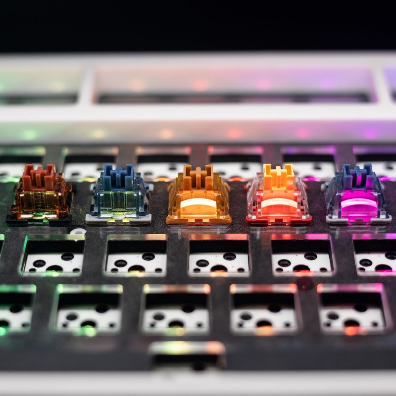 GK GAMAKAY Phoenix Linear Silent Keyboard Switch with LED Diffuser