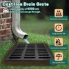 Tongmo 20x20 Cast Iron Drain Grate, B125 Class Sewer Grate,