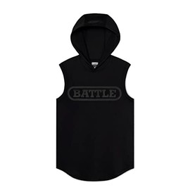 Battle Sports - Sudadera con Capucha sin Mangas para Entrenamiento de acción Ligera, Corte raglán sin Mangas para jóvenes