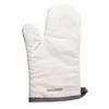 FACKELMANN 14298 - Guanto da forno, in cotone, colore: Bianco/Grigio