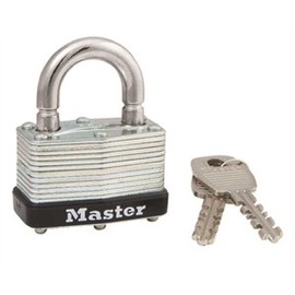 Master Lock 500KABRK Breakaway Grillete Candado de acero laminado, plateado, 0.281 pulgadas de diámetro del grillete