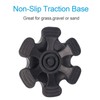 Walking Cane Tips 3/4 inch Heavy Duty, Quad Cane Tips