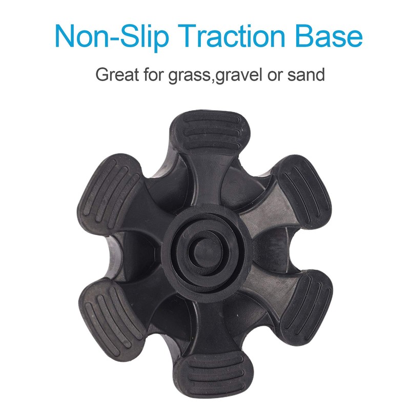 Walking Cane Tips 3/4 inch Heavy Duty, Quad Cane Tips