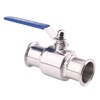 DERNORD 2 inch Tri-Clamp Clover Ball Valve Stainless Steel 304,PTFE