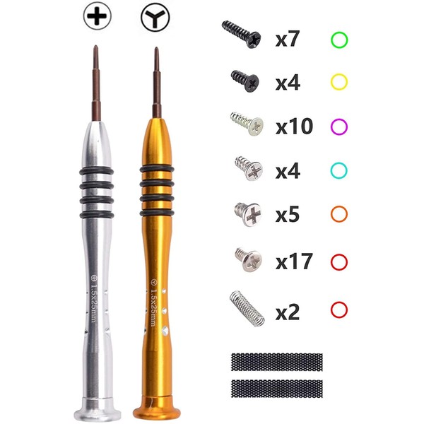 eXtremeRate Cross Screwdriver Tri-Wing Screwdrivers Kit, Assemble Disassemble Tools Set