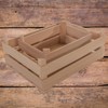 Set of 2 Wooden Decorative Extra Small Crates | Tiny