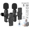 Callstel Funk-Mikrofon: 2er-Set Mini-Funkmikrofone für USB-C-Geräte, 2,4 GHz, 10 m