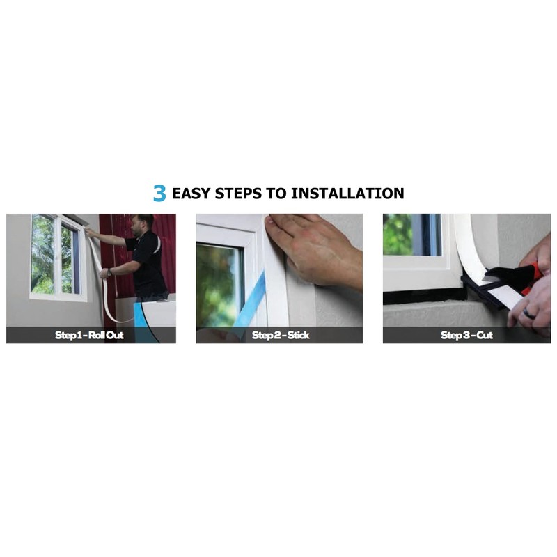 Gordon Glass® White 1-1/4" TRIMQUICK Flat Vinyl | Gordon Glass®