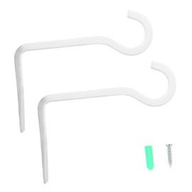 ORFOFE 2pcs Hook up Plant Stand Plant Wall Hook Bracket Plant Wall Hook Hanger Wall Plant Hook Plant Wind Chimes Hook Wall Plant Wall Hook White Iron Shepherd Dog Flowerpot