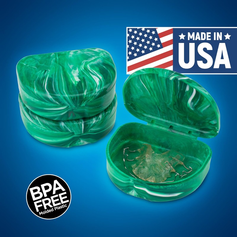Practicon Marble Retainer Cases, Orthodontic Aligner Case, Mouth Guard Holder