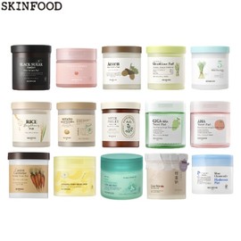 SKINFOOD Toner Pad 60ea/250g, Type:01 Carrot 60ea (Hydration & Soothing)