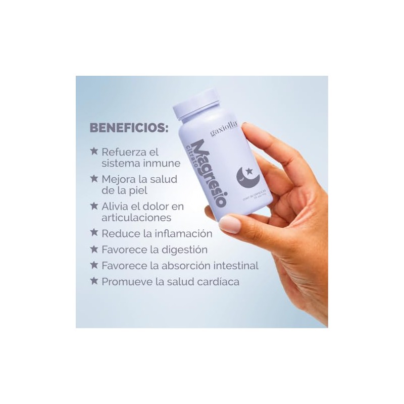 Citrato de Magnesio 450 mg - Maximo pureza - Gaxiolla