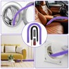 Pulyibo Dryer Vent Cleaner Kit,Flexible Hose Crevice Nozzle Tool Compatible