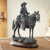 BLACK FOREST DECOR Trailblazerâ€™s Legacy Cowboy on Horse Sculpture