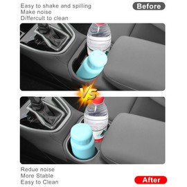 Car Cup Holder Inserts Replacement for Subaru Outback/Legacy Accessories 2020-2024,Durable Front Cup Holder Inserts Drink Holder for Outback Accessories