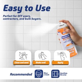 Fix & Fusion Bathtub & Tile Spray Paint, Multi-Surface Coating for Bathroom & Kitchen, High Adhesion, Water-Resistant, for Porcelain, Ceramic, Fiberglass, Countertops & More, White 13.5 oz (Pack of 1)