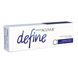 ワンデー アキュビュー ディファイン モイスト アクセントスタイル 【BC】8.5【PWR】±0.00 30枚入