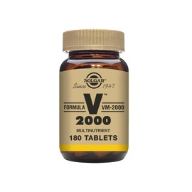 Solgar Formula VM-2000 (Multinutrient System), 180 Tablets - Premium Quality Multiple - Contains Zinc - Supports A Healthy Immune System - Vegan, Dairy Free, Kosher - 90 Servings