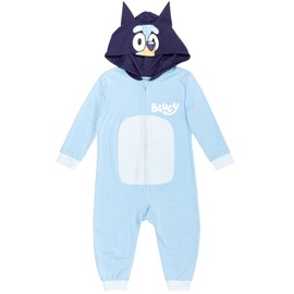 Bluey Zip Up Cosplay Coverall Infant to Big Kid Sizes (12 Months - 10-12), Bluey, 10-12