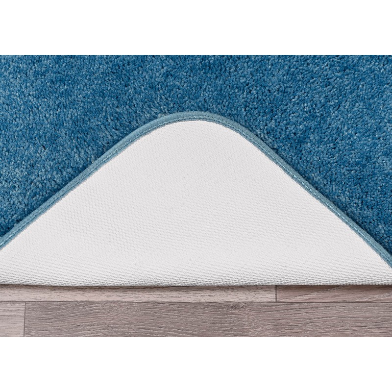 Garland Rug Traditional Nylon Washable Basin Blue 4 Piece Set