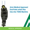 Med-Fit TENS Leads Pack of 2 high Quality Flexible TENS