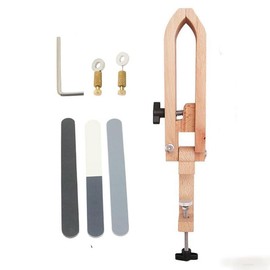 Leather Sewing Pony Table Stitching Pony for Leather Working Stitching Clamp with 2Pcs Fixing Pins and 3 Sand Bars