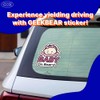 GEEKBEAR Baby on Board Car Sticker - Character Design, Reflective,