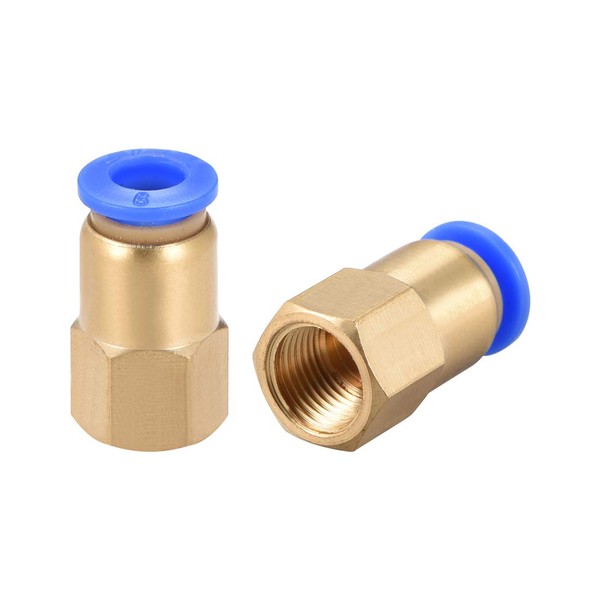 uxcell Push In Plug Tube Fitting Adapter Straight Pneumatic Connector