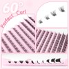Parriparri Cluster Lashes with Clear Band 120Pcs Individual Lash Extensions
