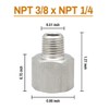 Conector reductor NPT 1/2 fmacho x NPT 3/8 macho (hembra