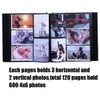 Totocan 4x6 Photo Album 600 Pockets, Extra Large Capacity Picture